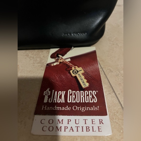 Jack Georges black leather Milano Madison Avenue Tote
Laptop compatible - Picture 6 of 7